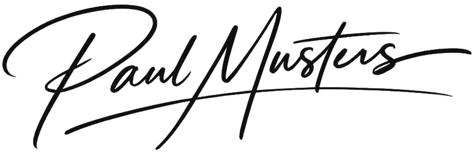 Handtekening Paul Musters