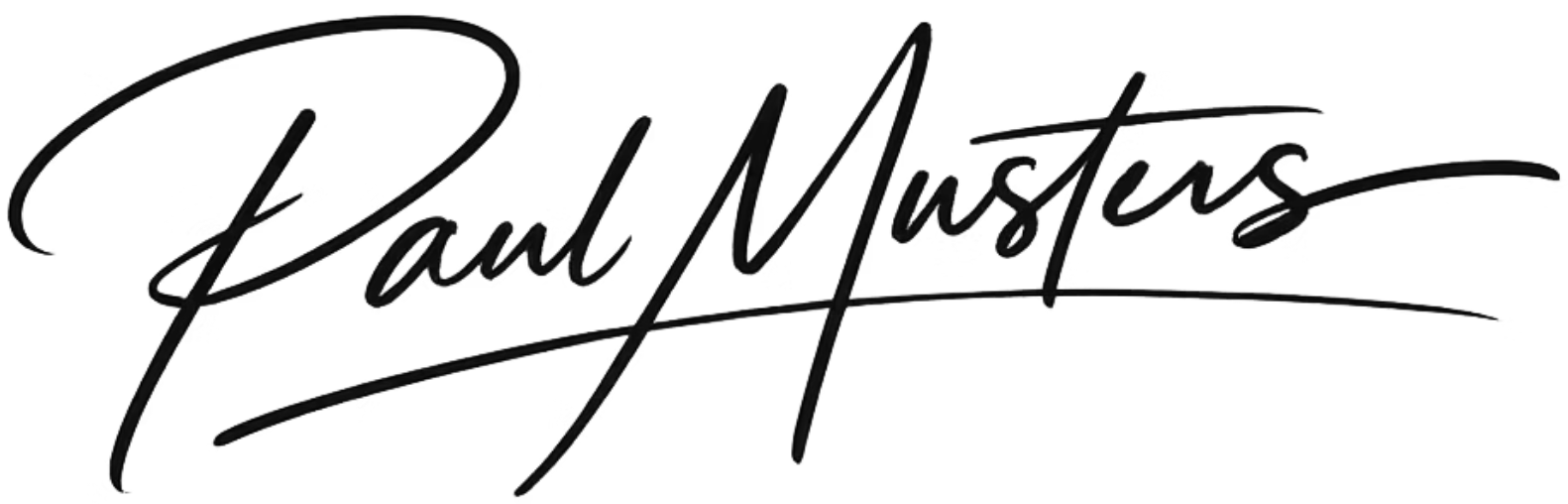 Paul Musters handtekening